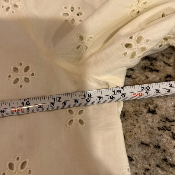 Sea New York Lainey long sleeve embroidered lace eyelet blouse - Picture 8 of 8